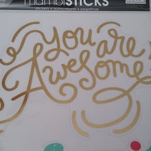 Load image into Gallery viewer, Mambi Sticks inspirational friendship happy Stickers, 16 sheets total