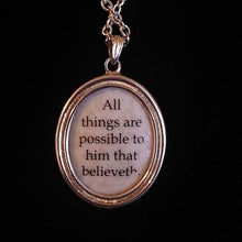 Load image into Gallery viewer, Vintage JCM Jacmel Mauritius Girl Praying Oval pendant 925 Sterling