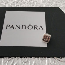 Load image into Gallery viewer, Retired Letter J Alphabet Triangular Charm 925 Sterling Silver