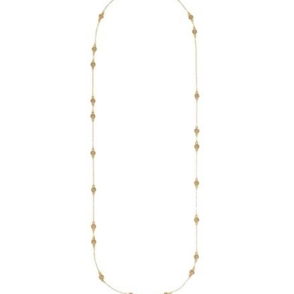 Kate Spade Gatsby Dot Mini Scatter Necklace, Gold/Clear