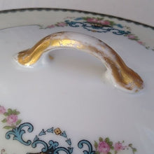 Load image into Gallery viewer, 1920s Morimura Noritake China CALAIS Covered Gravy Boat w/ Attached Plate