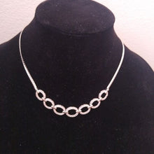 Load image into Gallery viewer, Diamond 925 Flat Oval Link Chain Necklace Heng Ngai HN Hong Kong Designer