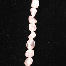 Load image into Gallery viewer, Vintage Handknotted Cubic Rose Quartz Necklace, 30"