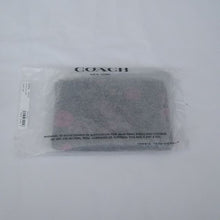 Load image into Gallery viewer, Coach Halftone Floral Wristlet, IM/Black Wine