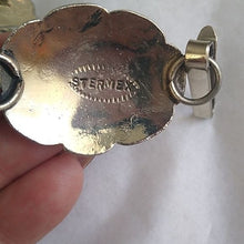 Load image into Gallery viewer, Vintage Sterling Silver Turquoise Concho Belt STERMEX 39"