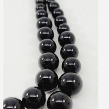 Load image into Gallery viewer, Sterling Silver 925 &amp; Black Onyx Graduated Bead Necklace
