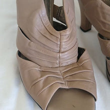 Load image into Gallery viewer, Naturalizer N5 Candila Open Toe Heels, Taupe Size 11