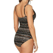 Load image into Gallery viewer, Nip Tuck Savannah Stripe Joanne One Piece Swimsuit, 4
