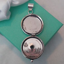 Load image into Gallery viewer, Pink Kunzite + Sterling Silver 925 Prayer Pill Poison Secret Box Pendant