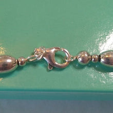 Load image into Gallery viewer, Sterling Silver 925 Beaded Bracelet, 8"
