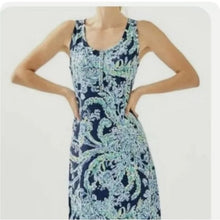 Load image into Gallery viewer, Lilly Pulitzer Merrill Maxi Dress, High Tide, Scuba Doo, XS