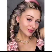 Load image into Gallery viewer, Heatless Curling Rods, Pink, Set of 2. *TikTok*