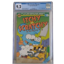 Load image into Gallery viewer, Bongo Group Comics Itchy & Scratchy #3 Bart Crossover 9.2 GCG graded White Pages