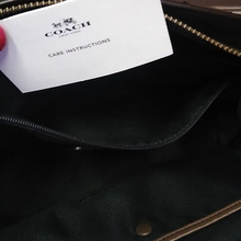 Load image into Gallery viewer, Coach 12117 Swagger 27 Pebble Leather Satchel in DKLIQ Fatigue