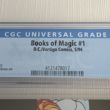 Load image into Gallery viewer, D.C. Vertigo Books of Magic #1 CGC graded 9.4 White Pages