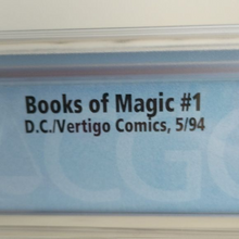 Load image into Gallery viewer, D.C. Vertigo Books of Magic #1 CGC graded 9.4 White Pages
