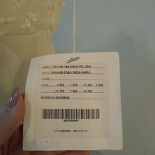 Load image into Gallery viewer, Pronovias Dracma Ivory Wedding Dress w/Beaded Edges, Pearls + Embroidery…