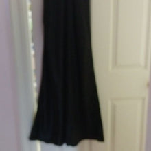 Load image into Gallery viewer, All That Jazz Long Black Strappy Black Dress with Rainbow Sequins, Size 5/6
