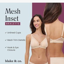 Load image into Gallery viewer, blake &amp; co. Mesh Insert Bralettes, Toasted Almond, Size Medium, Set of 2
