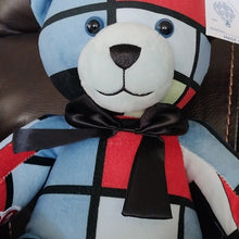 Load image into Gallery viewer, Build-A-Bear Artist Collection Mondrian Composition Teddy Bear with Gifting Bow
