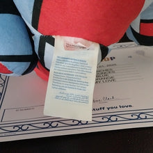 Load image into Gallery viewer, Build-A-Bear Artist Collection Mondrian Composition Teddy Bear with Gifting Bow
