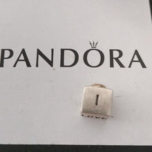 Load image into Gallery viewer, Pandora I Love You Sterling Silver + 14kt gold Cube Charm - 790200
