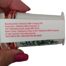 Load image into Gallery viewer, Starbucks Green White FLOURISH Christmas Tree Ornament
