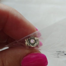 Load image into Gallery viewer, Pandora Sterling Silver Rose Petals CZ Charm 790316pcz

