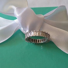 Load image into Gallery viewer, Glamorous Baguette CZ Eternity Band Ring, Size 9.25
