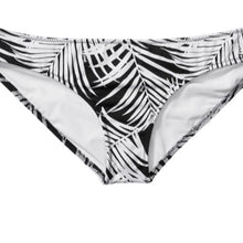 Load image into Gallery viewer, Victoria's Secret PINK Swim Mini Bikini Bottom, Black/White Tropical, Size Large
