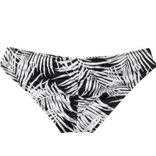 Load image into Gallery viewer, Victoria's Secret PINK Swim Mini Bikini Bottom, Black/White Tropical, Size Large
