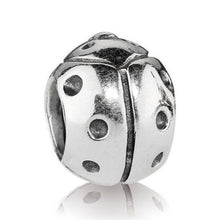 Load image into Gallery viewer, Pandora Retired Sterling Silver Lady Bug Bead - 790135
