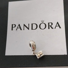 Load image into Gallery viewer, Pandora Retired Sterling Silver + 14k Gold Bible Dangle Bead with Cross - 790409
