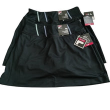 Load image into Gallery viewer, FILA Sport Mid-Rise Skorts, Black, XS, Set of 2
