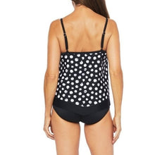 Load image into Gallery viewer, Maxine of Hollywood Dandelion Dot Flutter Swimsuit TOP, Black, 16

