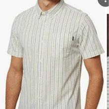 Load image into Gallery viewer, O&#39;Neill Slausen Short Sleeved Button Down Shirt, Bone, Large
