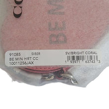 Load image into Gallery viewer, Coach Valentine Heart Coin Case With Be Mine And Xoxo Motif, SV/Bright C…
