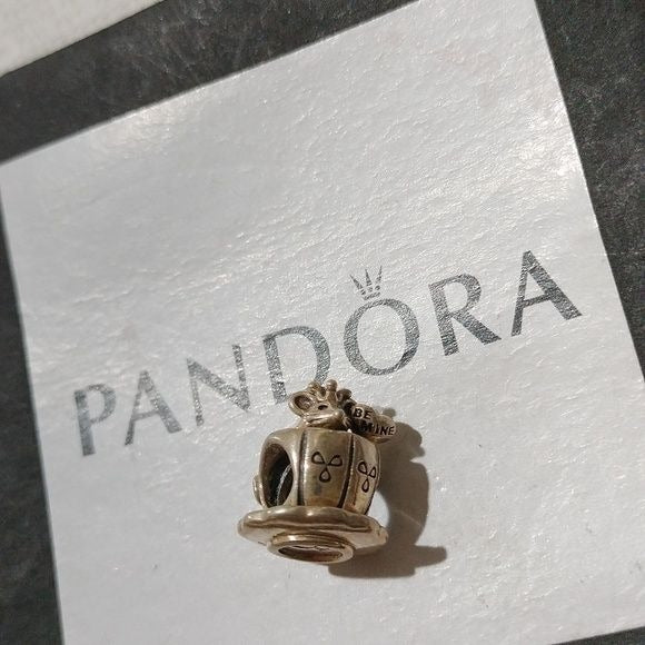 Pandora Enchanted Mouse in the Teacup Be Mine Charm 925 ALE 791107