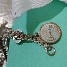 Load image into Gallery viewer, Loaded 1970s Beta Sigma Phi International Sorority Charm Bracelet
