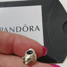 Load image into Gallery viewer, Pandora Sterling Silver 7" Snakechain Starter Bracelet w/ Wise Owl Charm 790278

