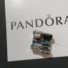 Load image into Gallery viewer, Pandora Starburst Clip Charm 925 ALE 790210 Sterling Silver, Set of 2
