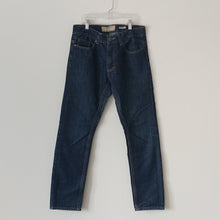 Load image into Gallery viewer, Vintage Genes 1891 Dark Denim Tapered Jeans, size  30x30
