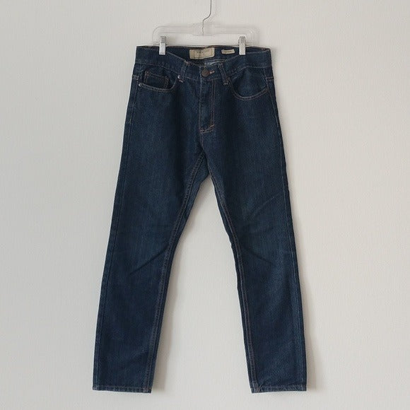 Vintage Genes 1891 Dark Denim Tapered Jeans, size  30x30