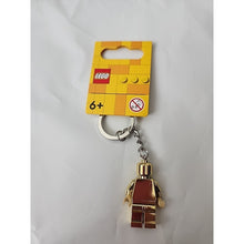 Load image into Gallery viewer, LEGO Classic Limited Edition Mini Figure Keychain #852688 Golden Minifigure
