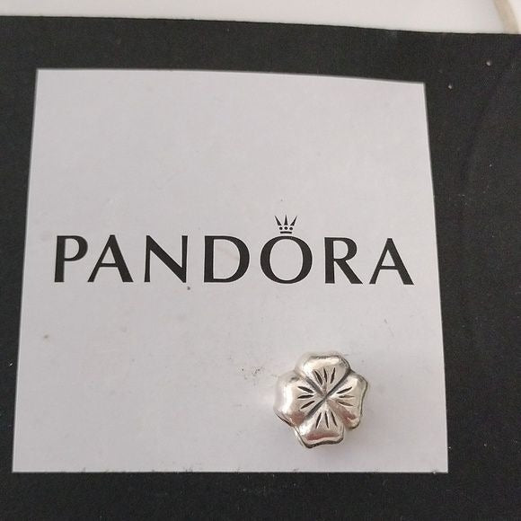 Pandora Sterling Silver Four Leaf Clover Charm Trebol 790157