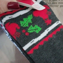 Load image into Gallery viewer, Christmas Holiday Minnie Mouse Crew Socks, Multicolor, 3 pair
