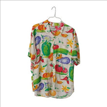 Load image into Gallery viewer, Food Art by Jams World "Veggies" Colorful Vegetable Print Shirt, Size XL
