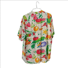 Load image into Gallery viewer, Food Art by Jams World "Veggies" Colorful Vegetable Print Shirt, Size XL
