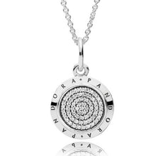 Load image into Gallery viewer, Pandora Sterling Silver Pandora Signature Necklace with Zirconia - 390375CZ-70M
