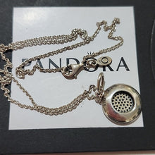 Load image into Gallery viewer, Pandora Sterling Silver Pandora Signature Necklace with Zirconia - 390375CZ-70M
